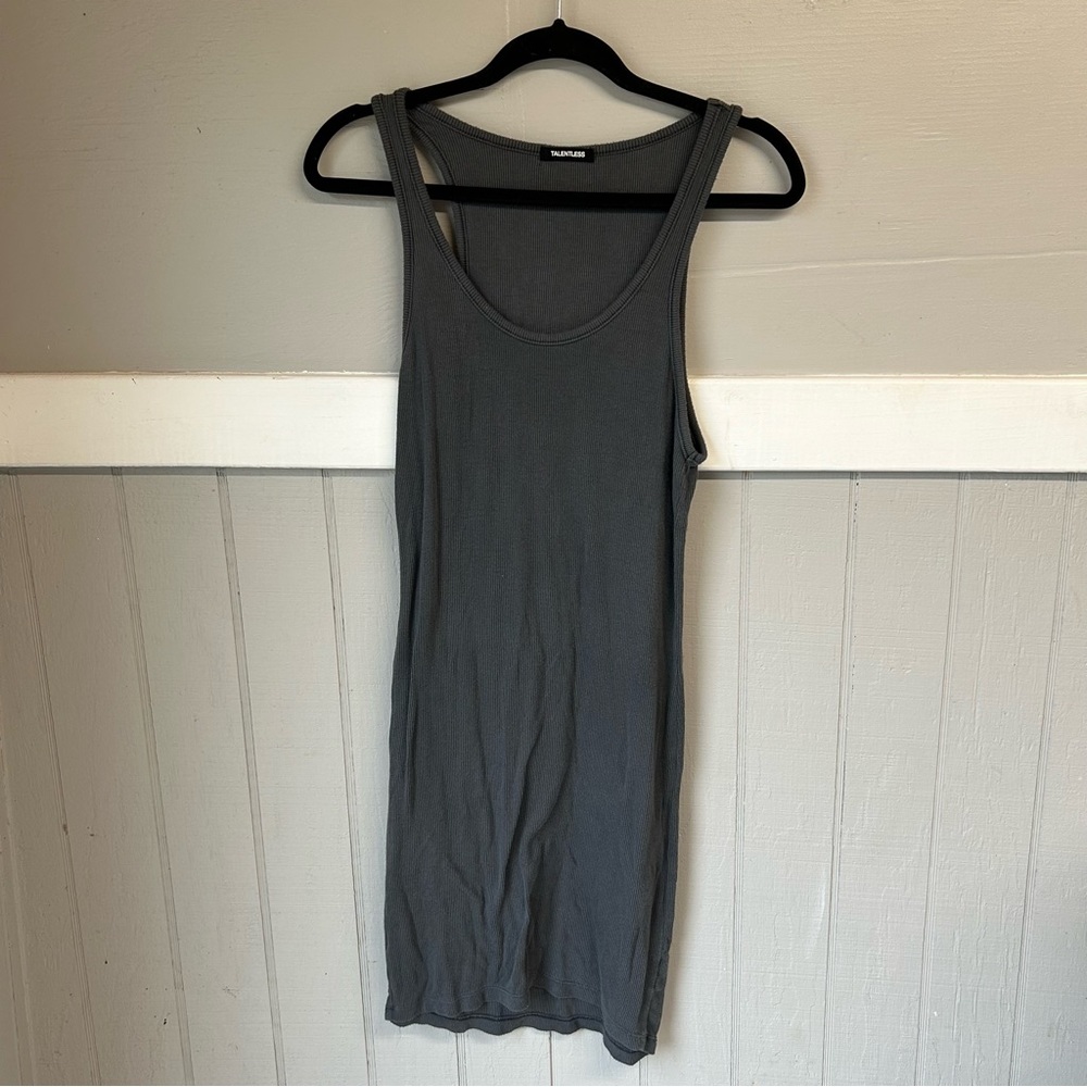 Talentless ribbed tank dress